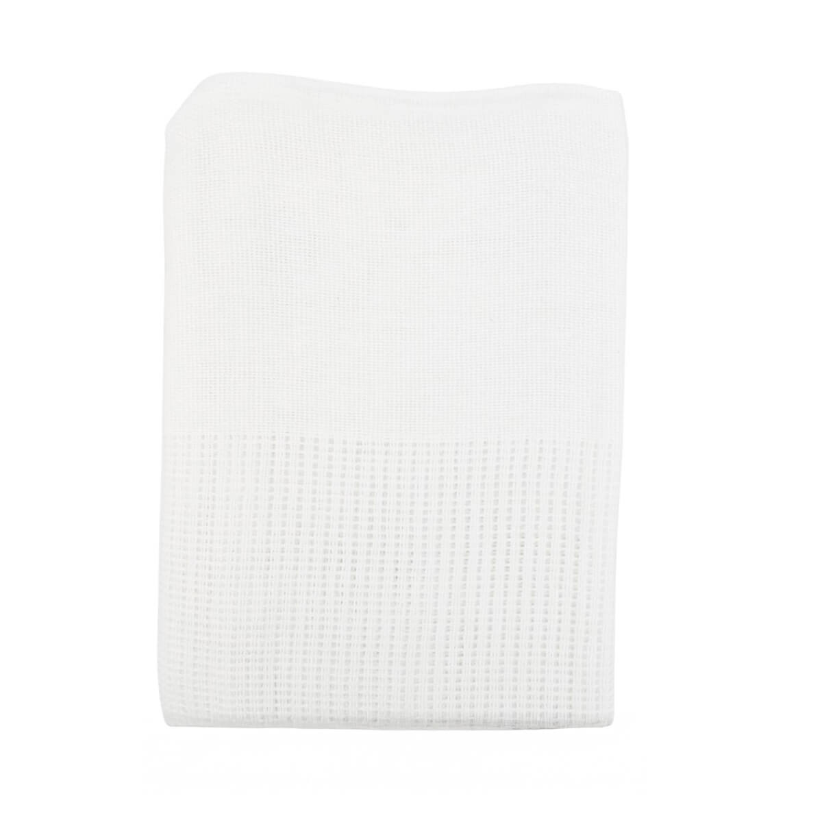 Cellular Polyester Baby Blanket White