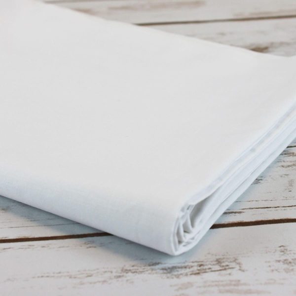 Cotton rich flat draw sheet