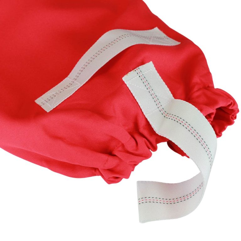 Laundry bag with webbing loop