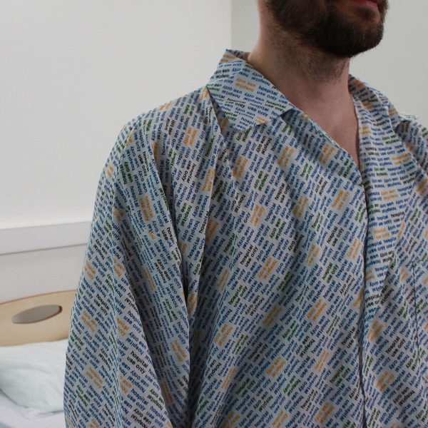 Pyjama jacket on a patient