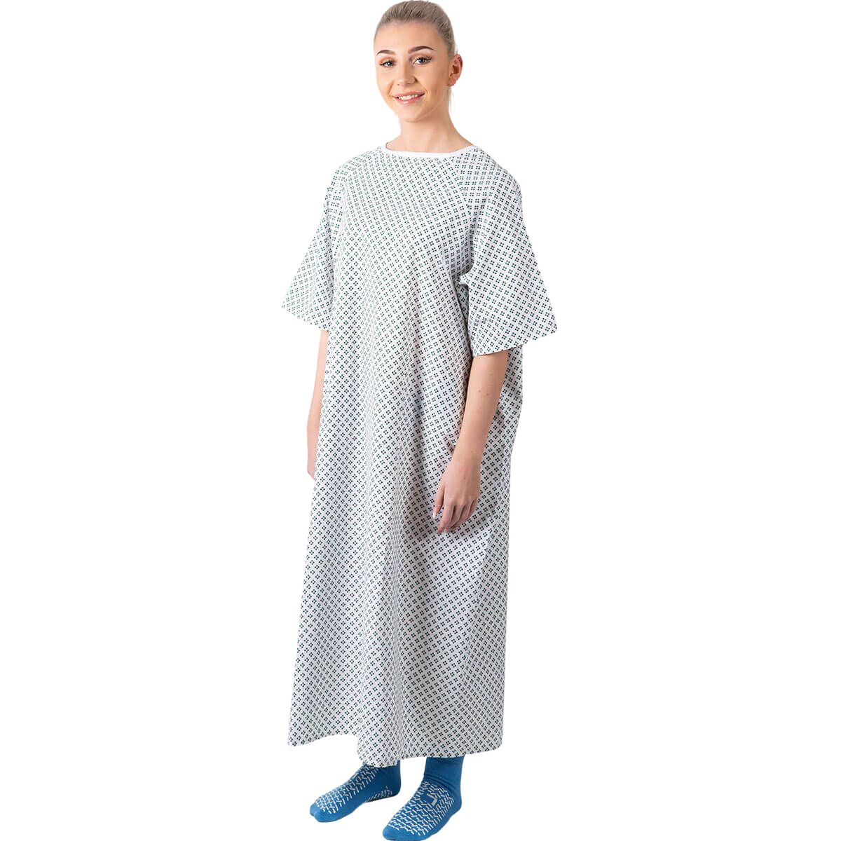 Pullover hospital gown