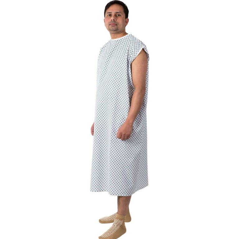 Hospital gown NHS with arm snaps Interweave Healthcare
