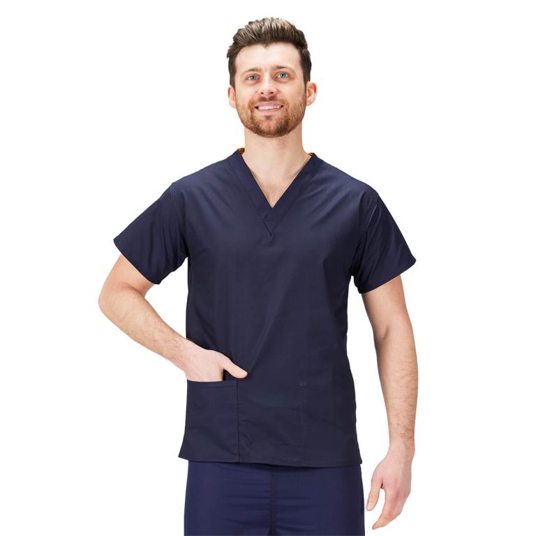 Scrubs tunic top navy - Image 3