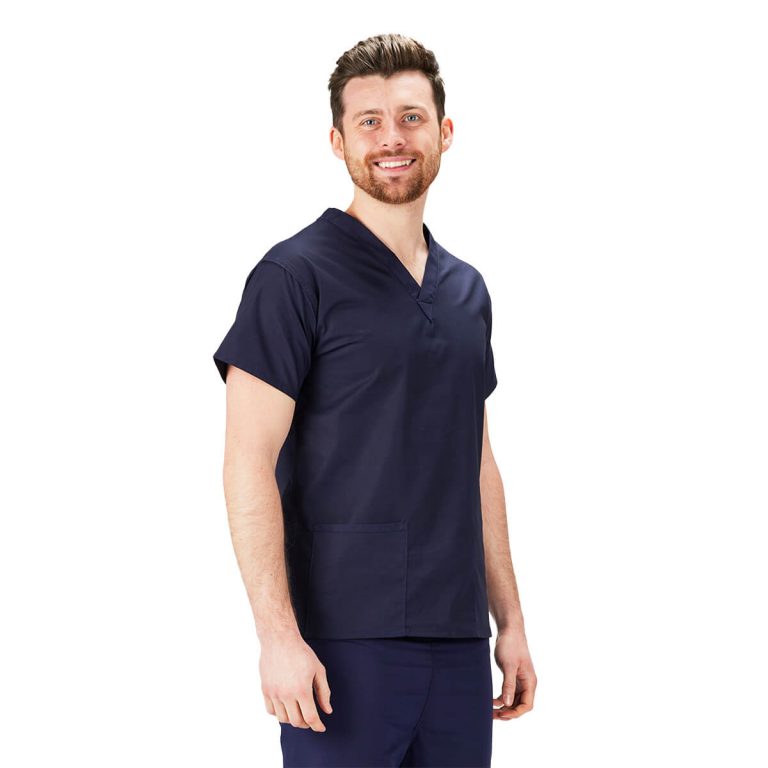 Scrubs tunic top navy