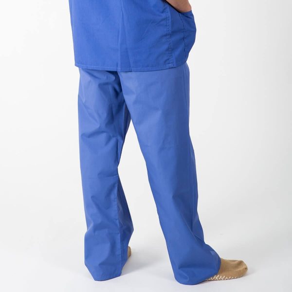 blue scrub pants