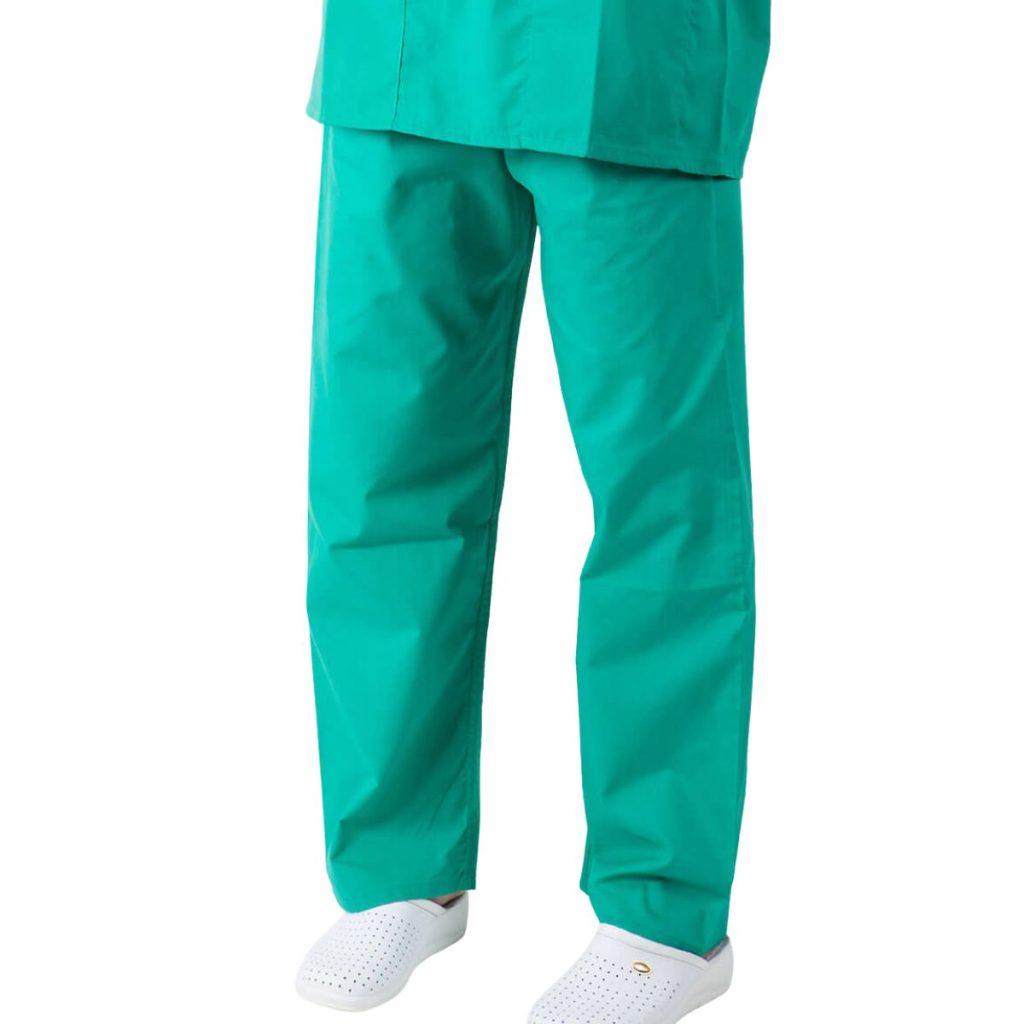 Mid Green Scrub Trousers Scrub Suit Trousers Interweave Healthcare