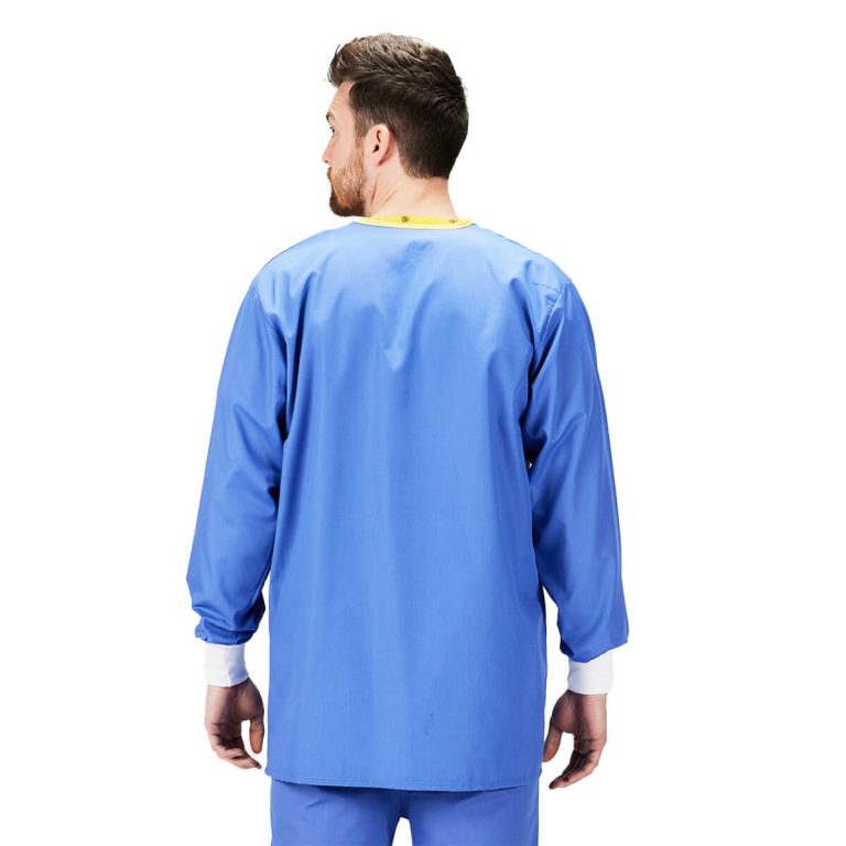 Warm up jacket mid blue - Image 3