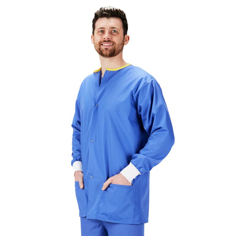 Warm up jacket mid blue