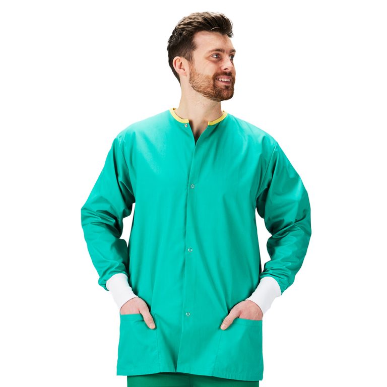 Warm up jacket mid green