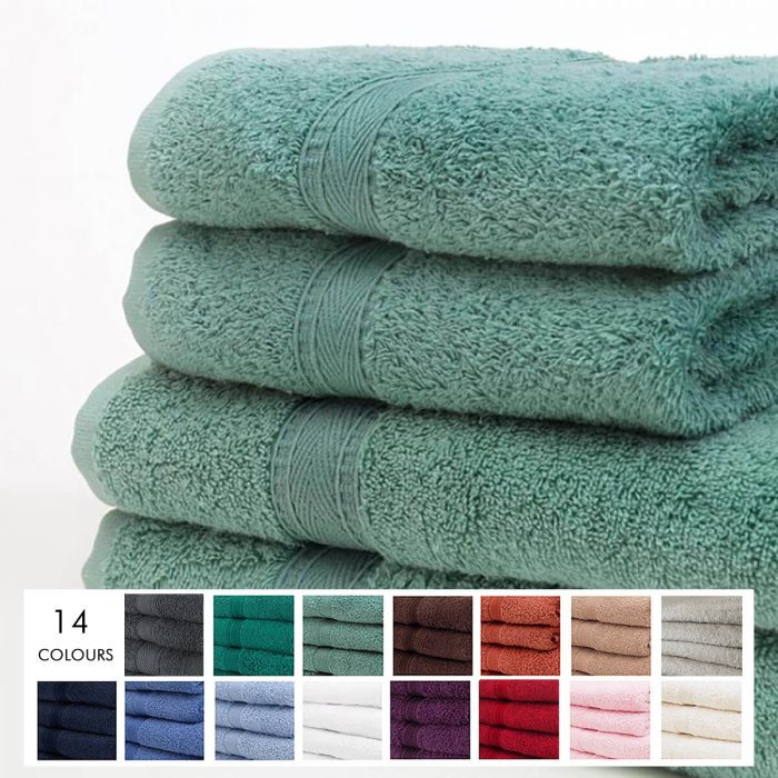 pink bath towels