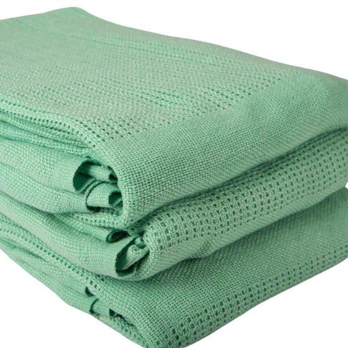 coloured cellular blankets