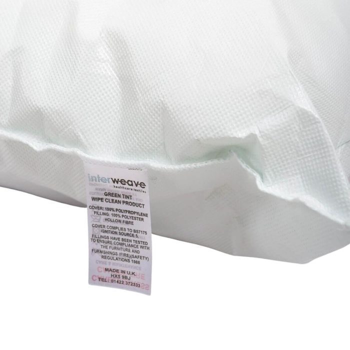 wipeable healthcare pillows