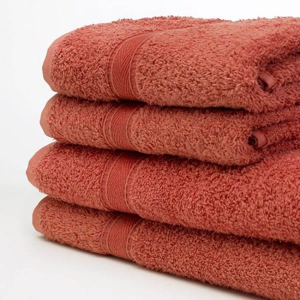 terracotta bath towels