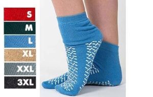 Slipper socks double tread - colours