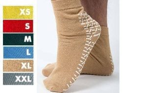 Slipper socks single tread - colours