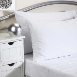 Polycotton easycare flat sheet