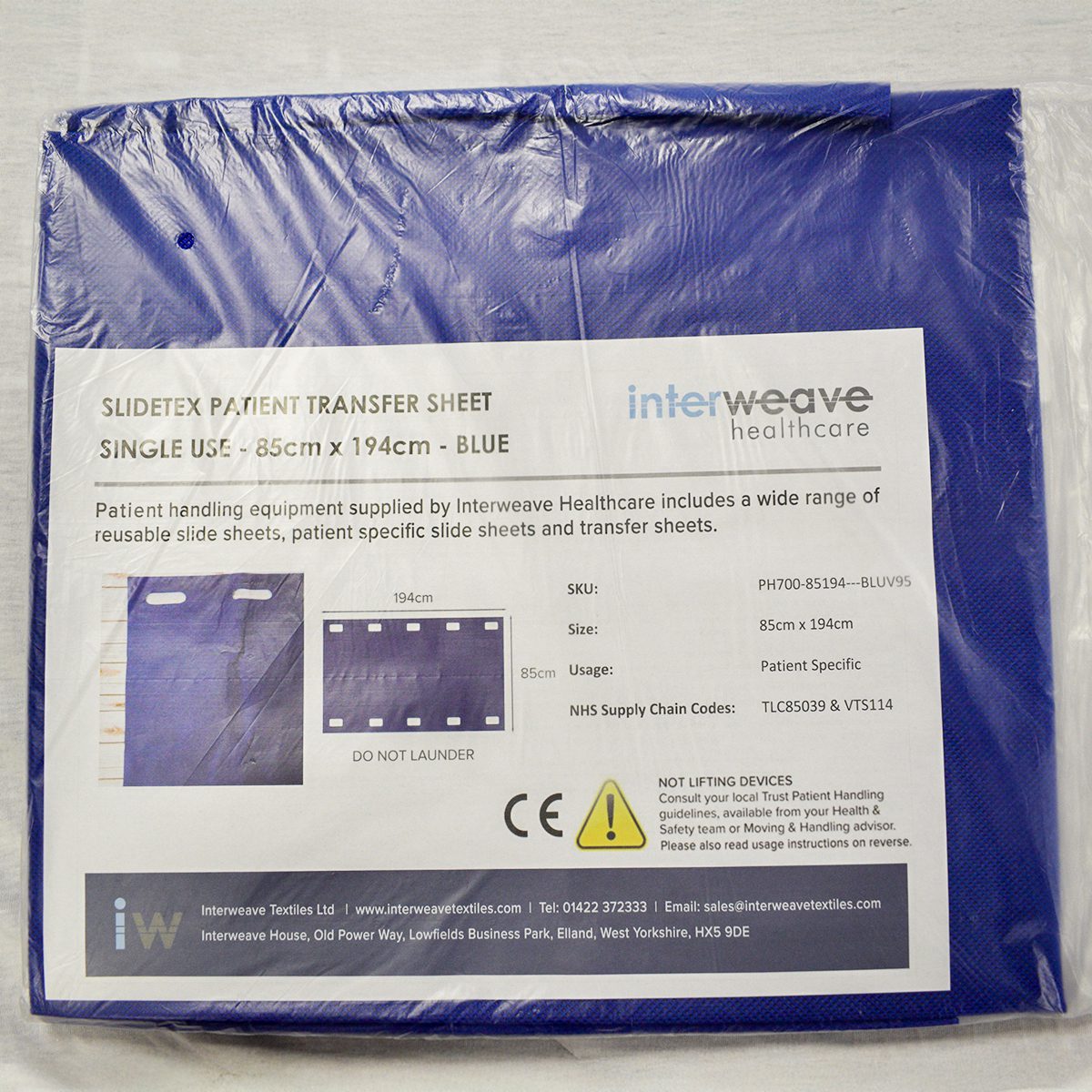 Patient Handling Transfer Sheets 85cm x 194cm - Image 8