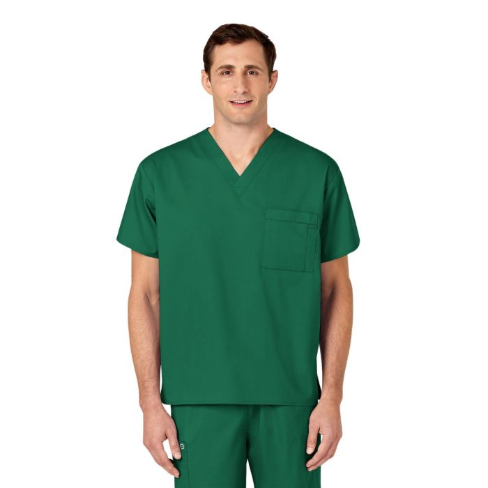 WonderWORK Unisex V Neck Scrub Top - Image 7
