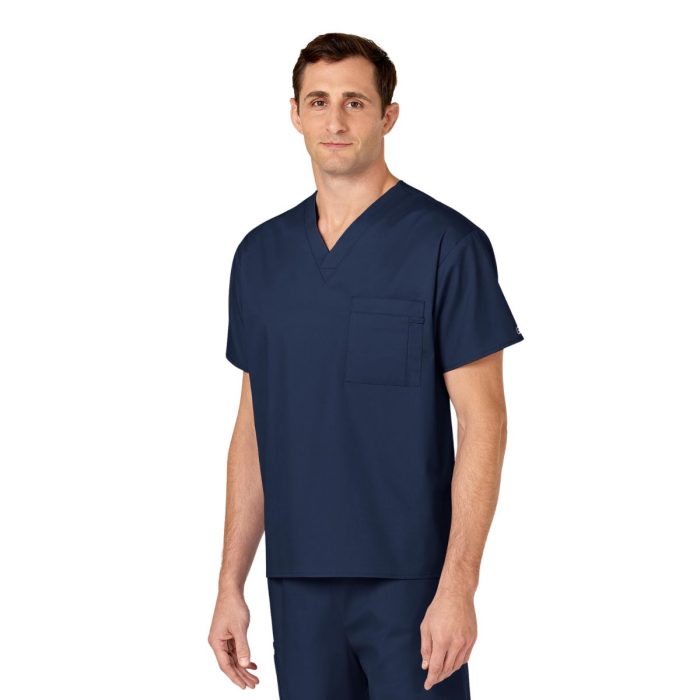 WonderWORK Unisex V Neck Scrub Top