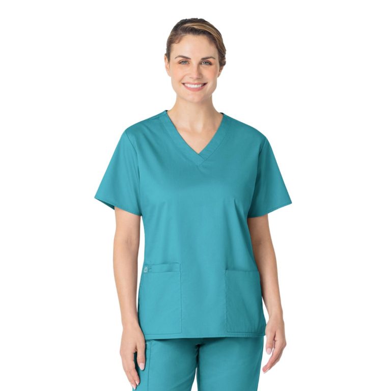 WonderWORK Women's V Neck Scrub Top - Image 2