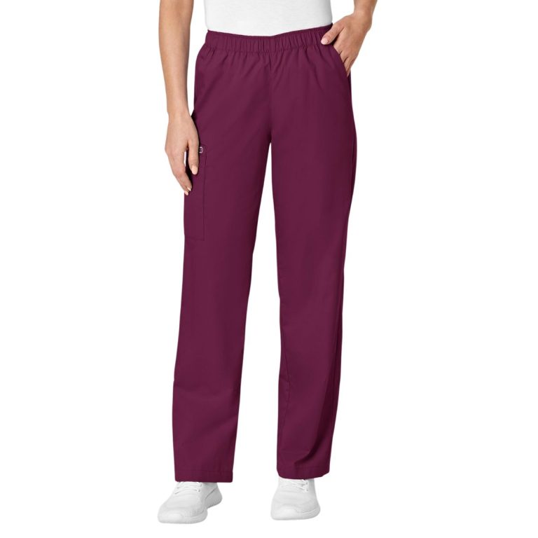 WonderWORK Womens Pull-on Cargo Scrub Trousers - Image 4