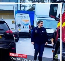 Interweave delivers supplies to the Covid-19 evacuees