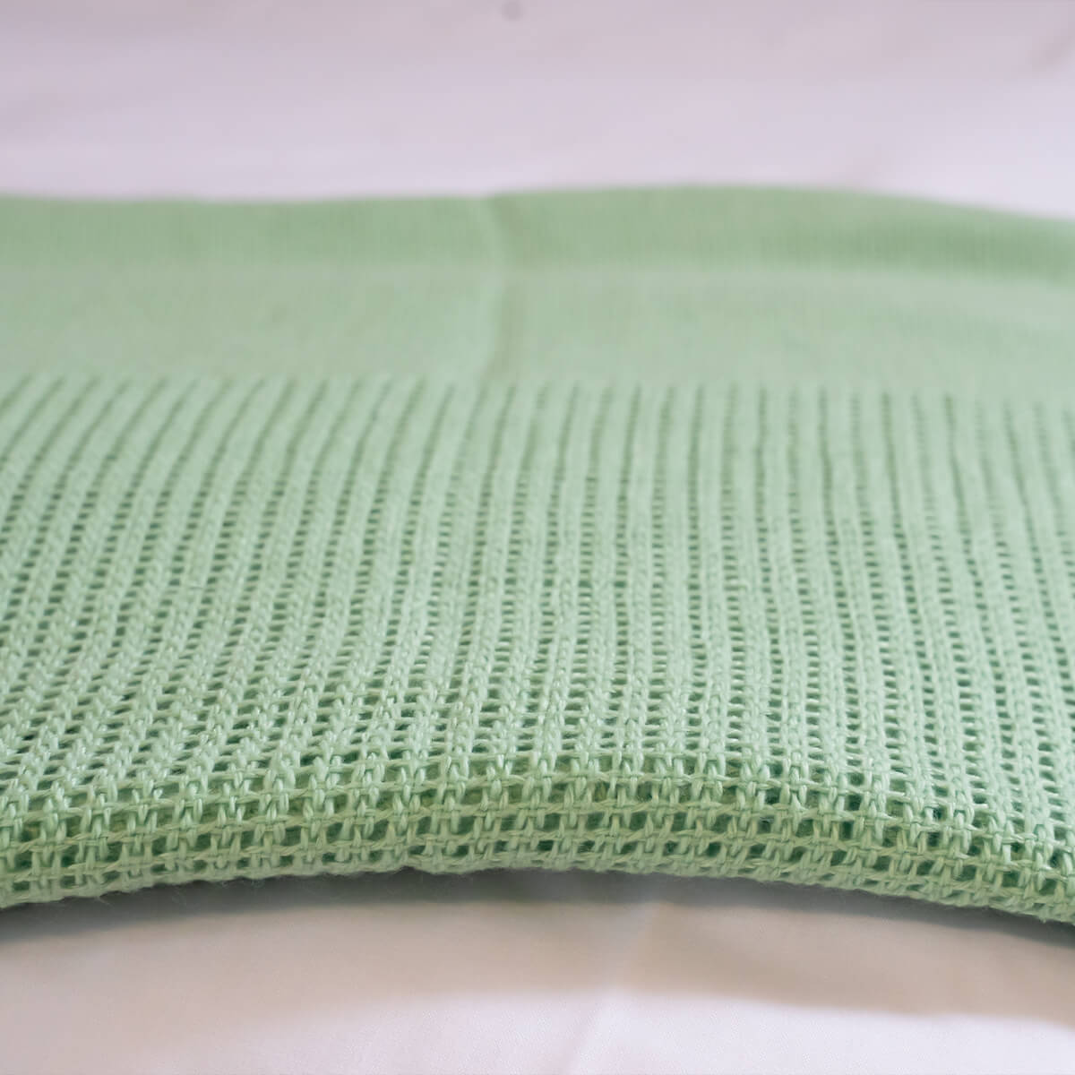Coloured Cellular Polyester Baby Blanket - Image 3