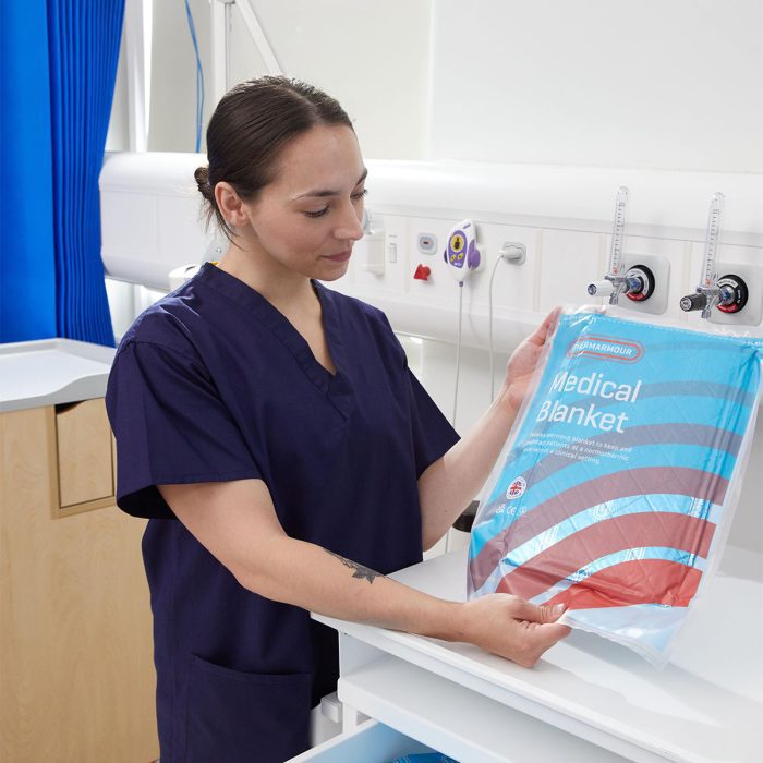 Thermarmour Medical Blanket in hospital
