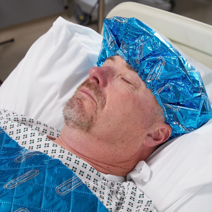 Thermarmour Medical Blanket patient on ward