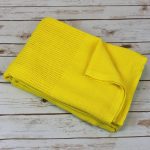 Bright yellow blanket
