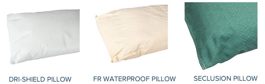Three best selling products in the pillow range