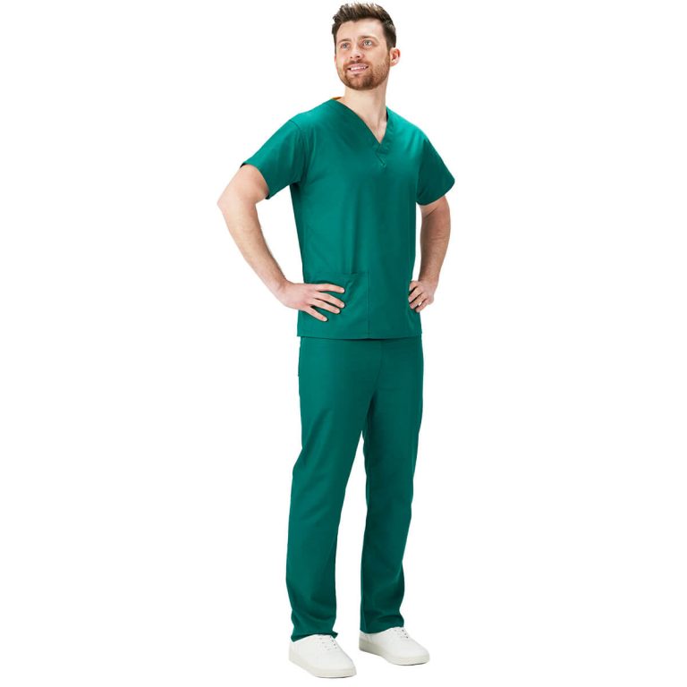 SS617 Scrub suit in Hunter green
