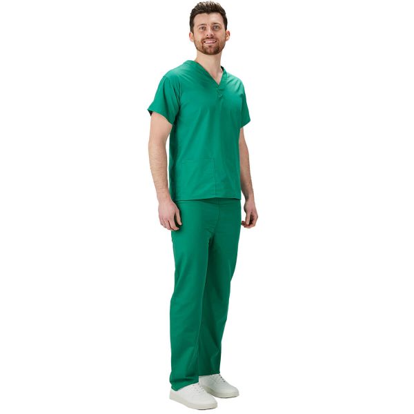 SS617 Scrub suit in Mid green