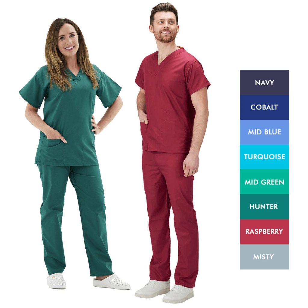 Scrub Suit As Worn By Nhs Polycotton Interweave Healthcare 9071