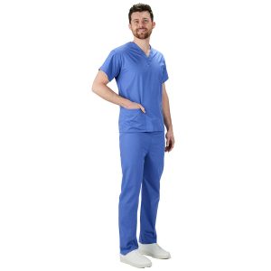 Performance scrub suit mid blue