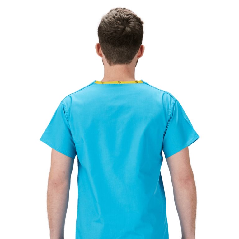 Scrub tunic top turquoise - Image 2