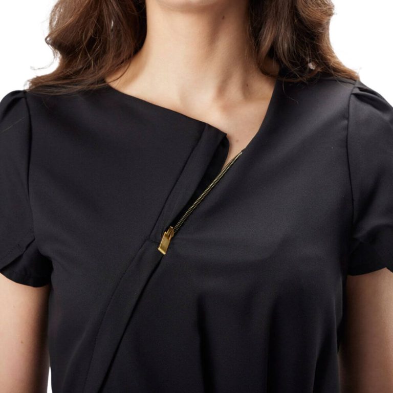 Kara Edit Novus Asymmetric Scrub Top - Image 6