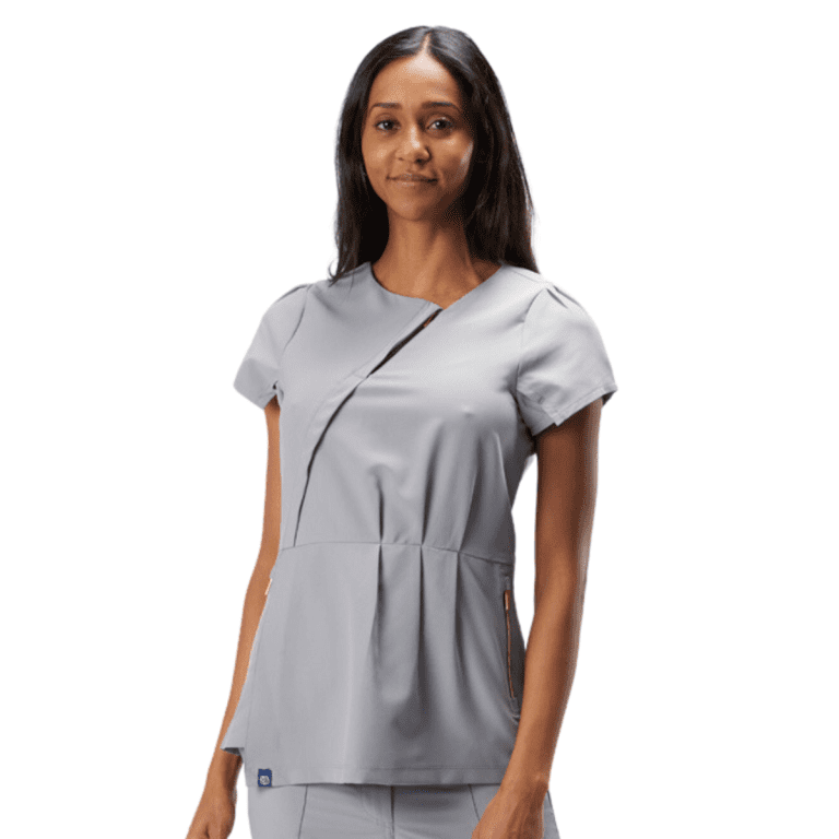Kara Edit Novus Asymmetric Scrub Top - Image 3