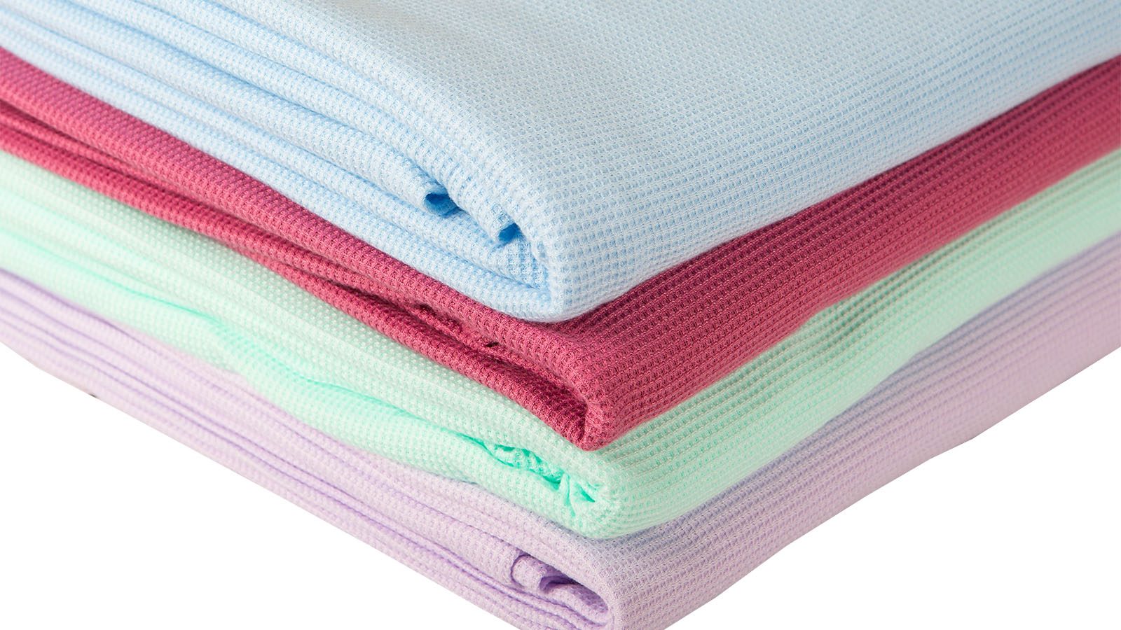 Pile of hospital blankets