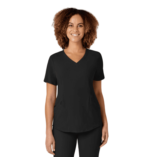 RENEW Women's V Neck Scrub Top