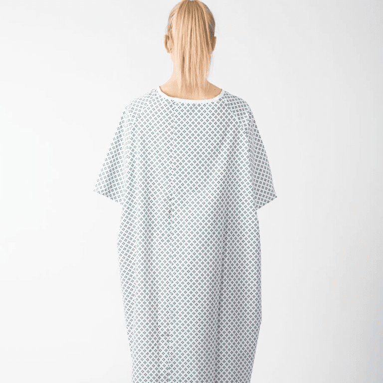 How to Wear a Hospital Gown | Patient Gowns | Interweave