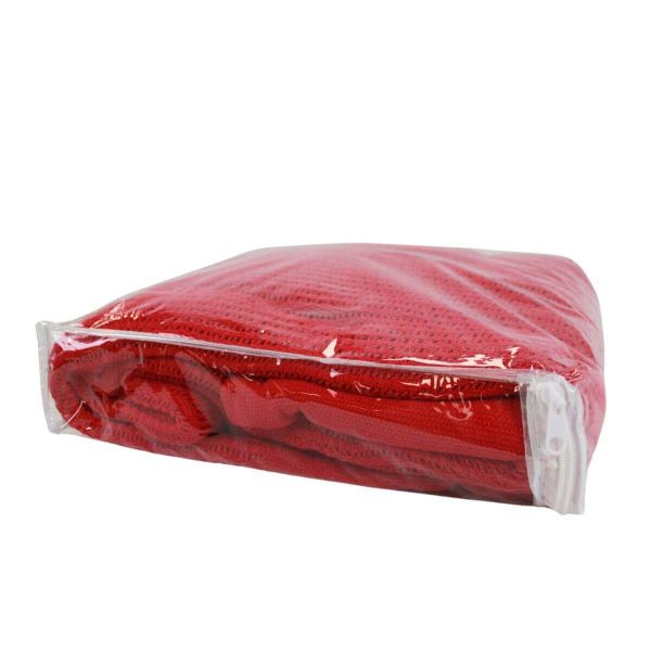red cellular blanket