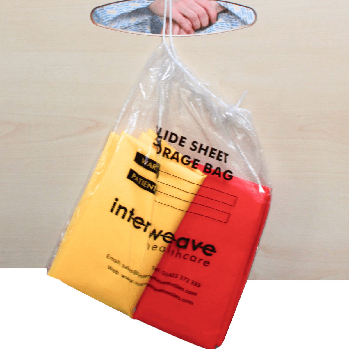 Slide Sheet Storage Bag With Drawstring - Image 3
